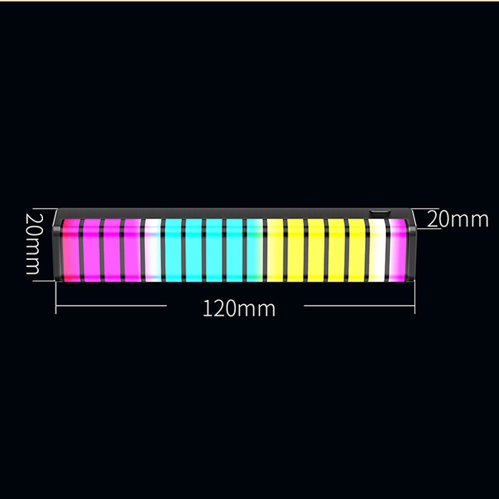 Đèn Led F1 cảm biến âm thanh Khuếch Tán Tinh Dầu Trang Trí Nội Thất - gắn Xe Hơi - T0338