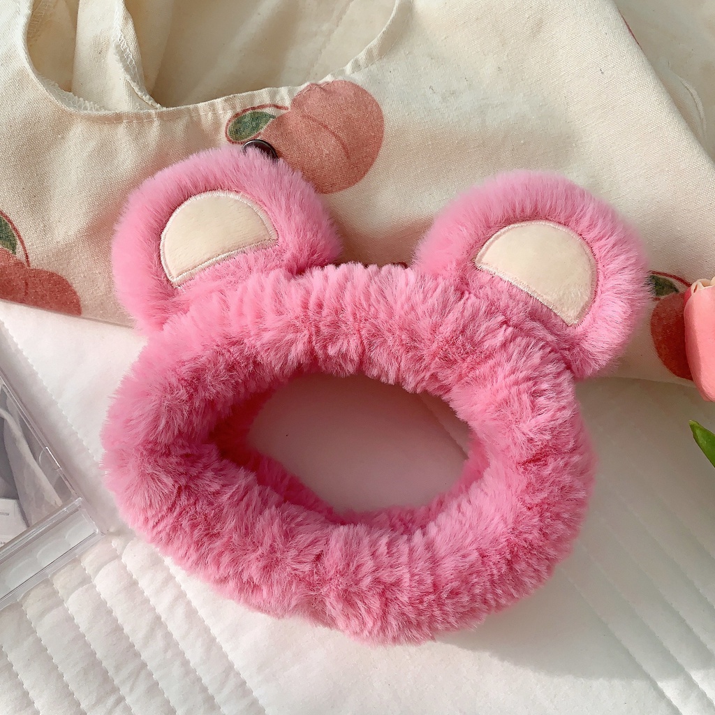 Băng đô/Cài tóc/Scrunchie gấu dâu Lotso nhiều màu sắc dễ thương