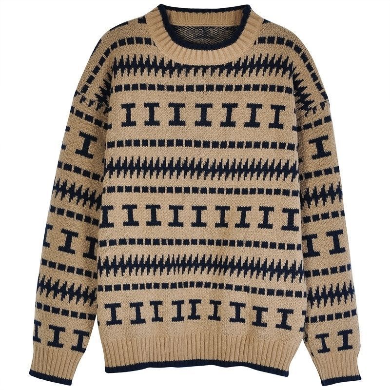 Áo Sweater Dáng Rộng Tay Dài Phong Cách Thời Trang Thu Đông Nhật Bản Mới