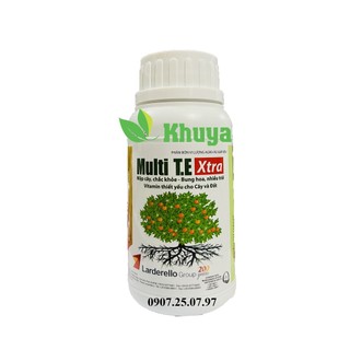 Phân bón vi lượng multi t.e xtra 250ml mập cây - bung hoa - cung cấp vitamin