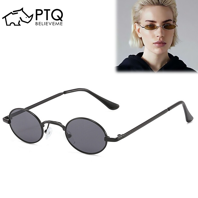 Kính Mát Gọng Oval Nhỏ Chống Ánh Sáng Xanh Thời Trang Cổ Điển Cho Nam Và Nữ