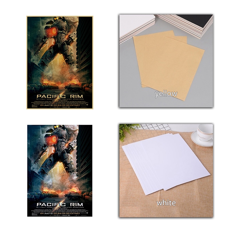 Poster Phim pacific rim Phong Cách retro Trang Trí Nội Thất