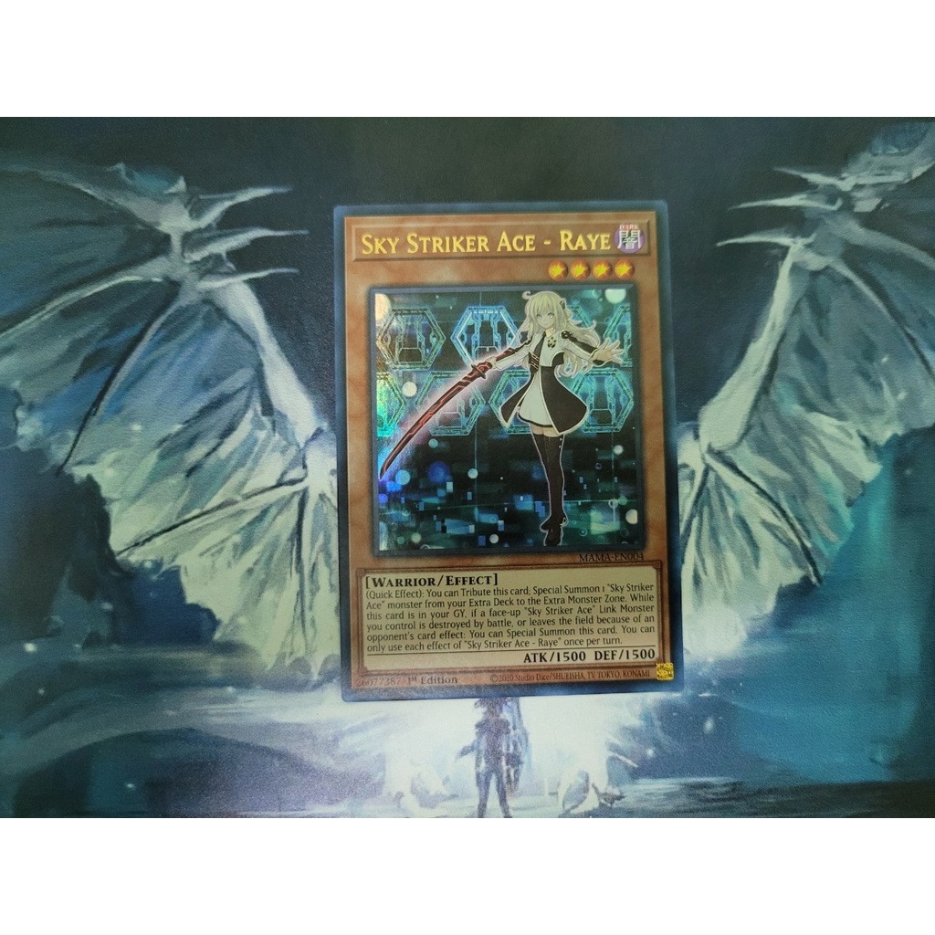 Thẻ bài Yugioh - TCG - Sky Striker Ace - Raye / MAMA-EN004'