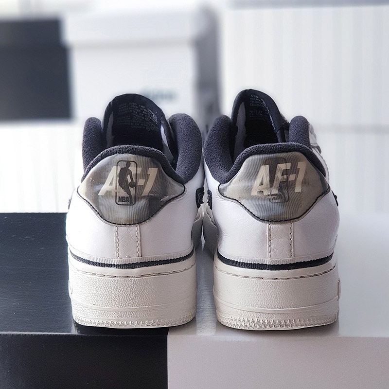 Giày Air Force 1 Low White NBA, size 38.5, real 2hand