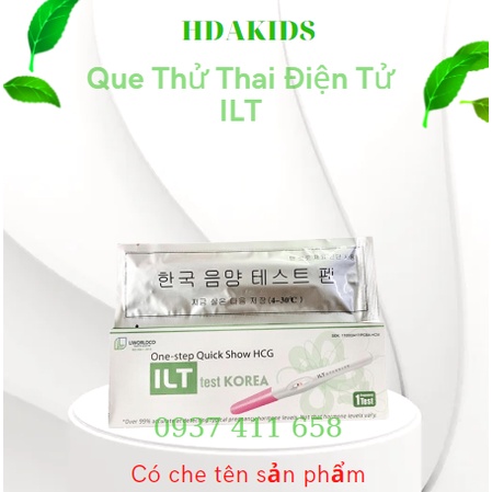 Bút Thử Thai Nhanh ILT Test KOREA không cốc- Phát Hiện Thai Sớm (khoảng 7-10 ngày)