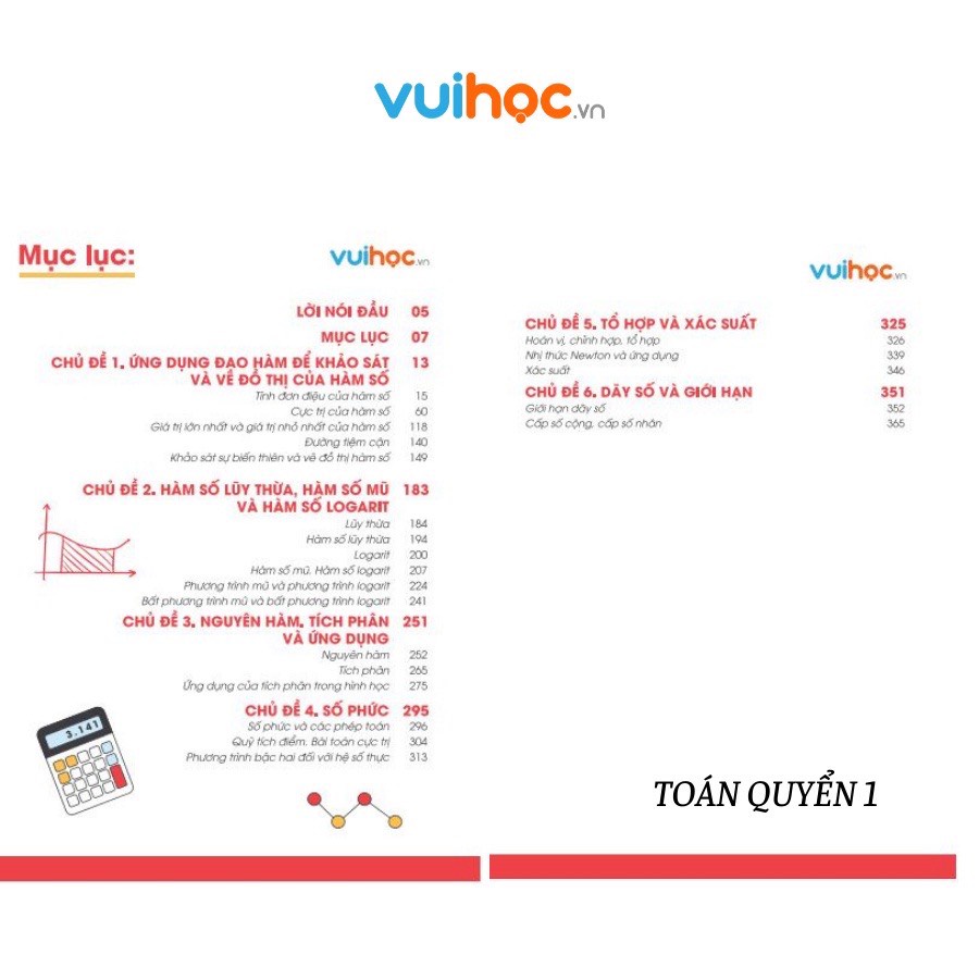 Sách Ôn Thi THPT Quốc Gia Cán Đích 9+  Môn Toán  Sách ID - Quyển 1: Đại số & Giải tích Vuihoc.vn