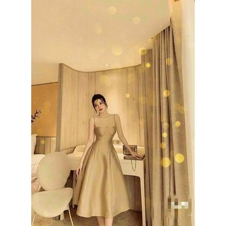 Đầm tapta 2 màu thiết kế 2 dây cá tính