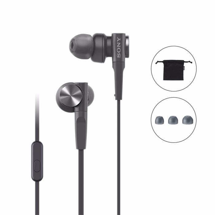 Tai Nghe Nhét Tai SONY MDR-XB55AP Có Micro Jack 3.5mm Âm Thanh Siêu Trầm