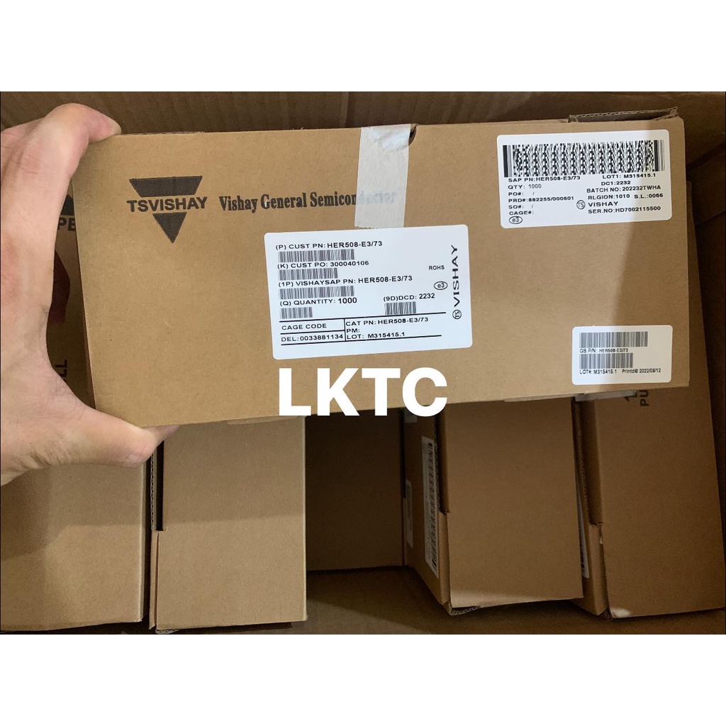 (Chính Hãng VISHAY) Diode Xung HER508 5A 1000V Loại Dây Chất Lượng Cao