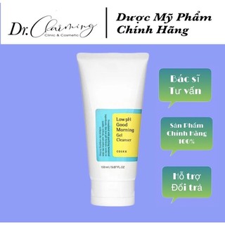 [HÀNG NHẬP KHẨU CTY] Sữa rửa mặt COSRX Low pH Good Mỏning gel cleanser cho da dầu mụn nhạy cảm
