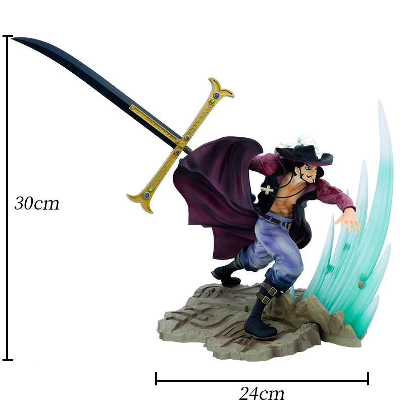 Mô hình nhân vật Mắt Diều Hâu Mihawk Onepiece 30 cm