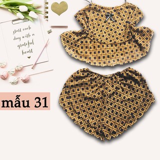 Đồ bộ voan chấm bi 2 tầng big size phần 2