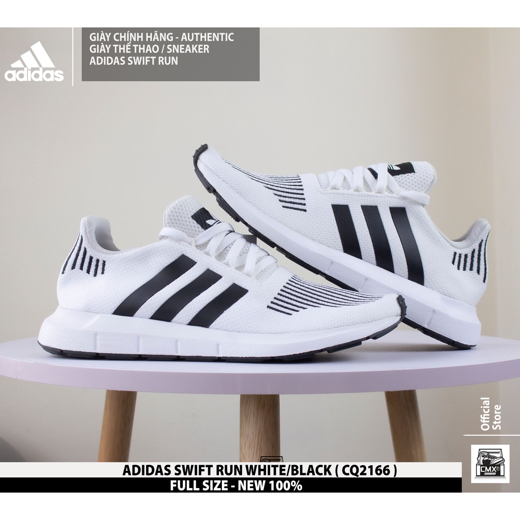 😘  Giày 𝘼𝒅𝙞𝒅𝙖𝒔 Swift Run WHITE BLACK + BLACK RED WHITE  - HÀNG CHÍNH HÃNG 100%