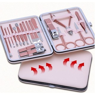 Bộ bấm móng tay chân 18 món đa năng tiện lợi - bộ kìm bấm móng 18 món