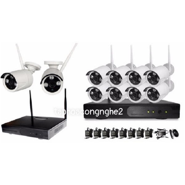 Bộ kit 4 mắt camera / 8 mắt camera NVR 3.0 MPX