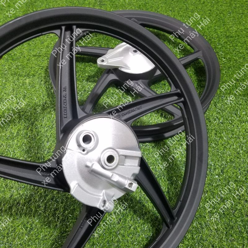 Bánh mâm 5 wave s 110 thắng đùm   full má đùm trước sau lắp vừa các đời xe honda msp 0136