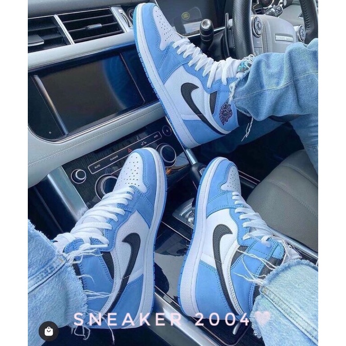 Jordan xanh dương cao 11 , Sneaker nam nữ jd1 xanh kèm hộp