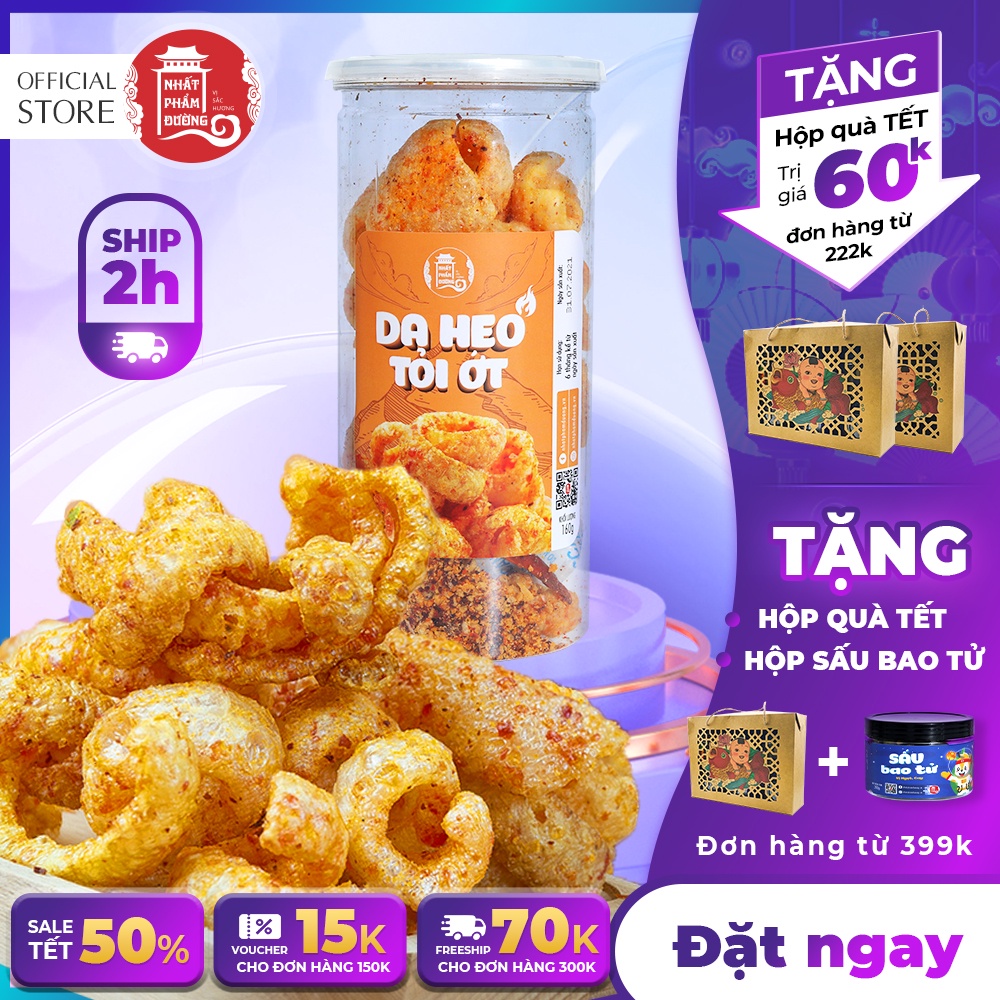 Da heo tỏi ớt 150g Nhất Phẩm Đường