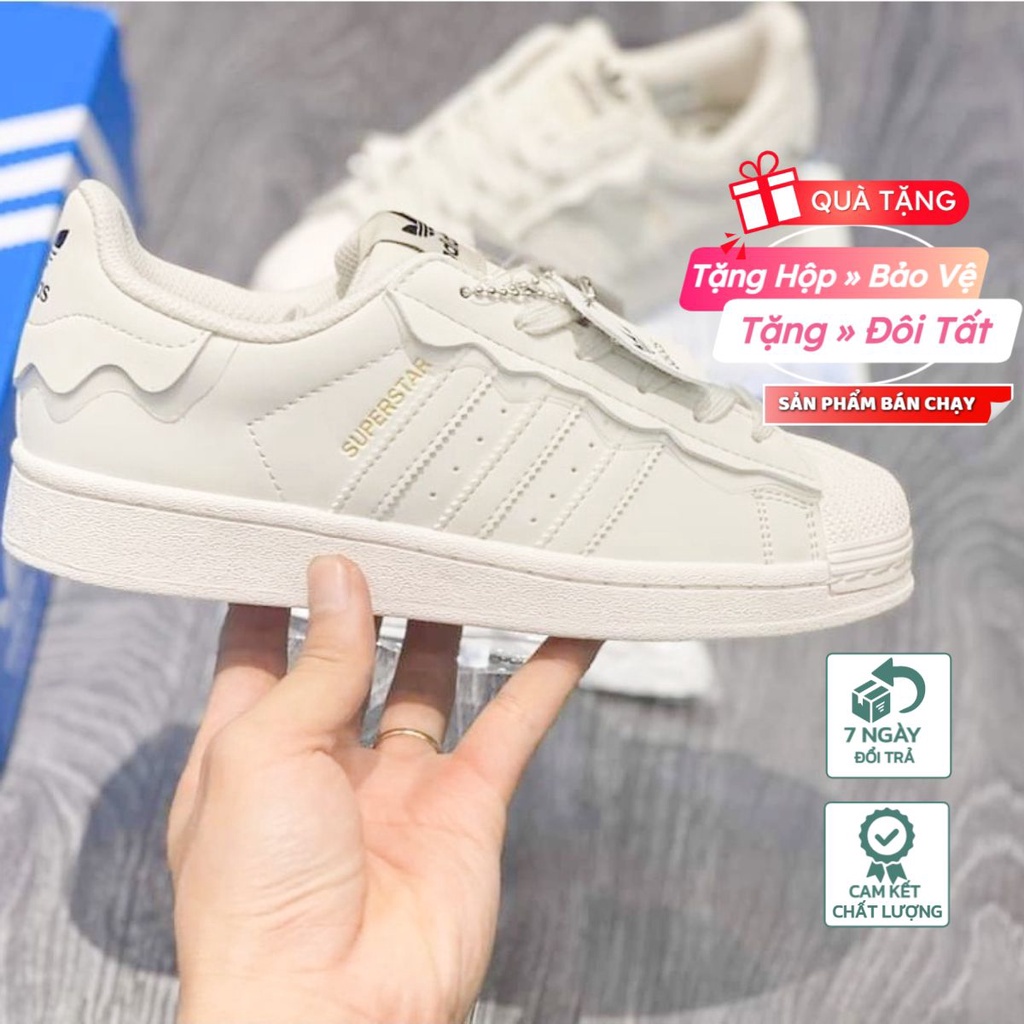 [ 𝐒𝐀𝐋𝐄 ĐẬ𝐌 ]Giày Adidas Superstar Das Sò 3 Màu Kem, Hồng, Xanh, Giày thể thao Adidas Sò[ Full Box + Bill 🌺] | BigBuy360 - bigbuy360.vn