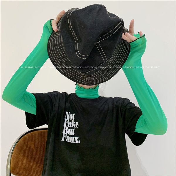 Áo Thun Tay Dài Cổ Cao Mẫu Mới 2022 Thời Trang Mùa Thu Cho Nữ