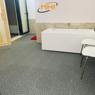 Vỉ nhựa lót sàn ban công T-High các mẫu sỏi, mẫu 5 nan - Tấm Lót Sàn Nhựa bể bơi, sân vườn