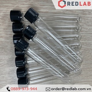 Ống nghiệm thủy tinh có nắp vặn 8 ml 13 x 100 mm - boro 3.3 onelab | hàng chính hãng