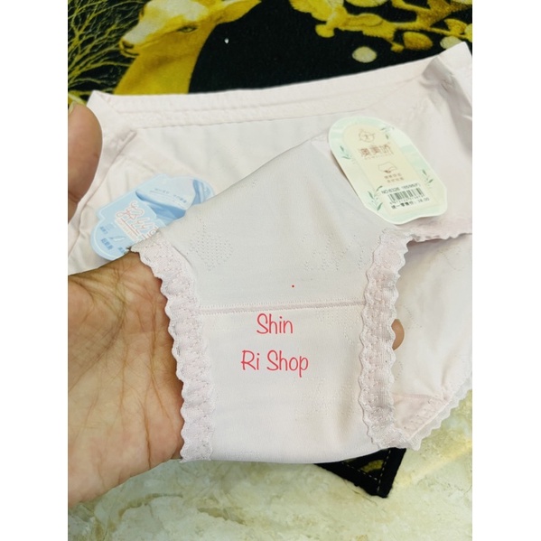 Set 5 quần lót nữ cotton lụa 6326 mềm mại, freesize dưới 58kg