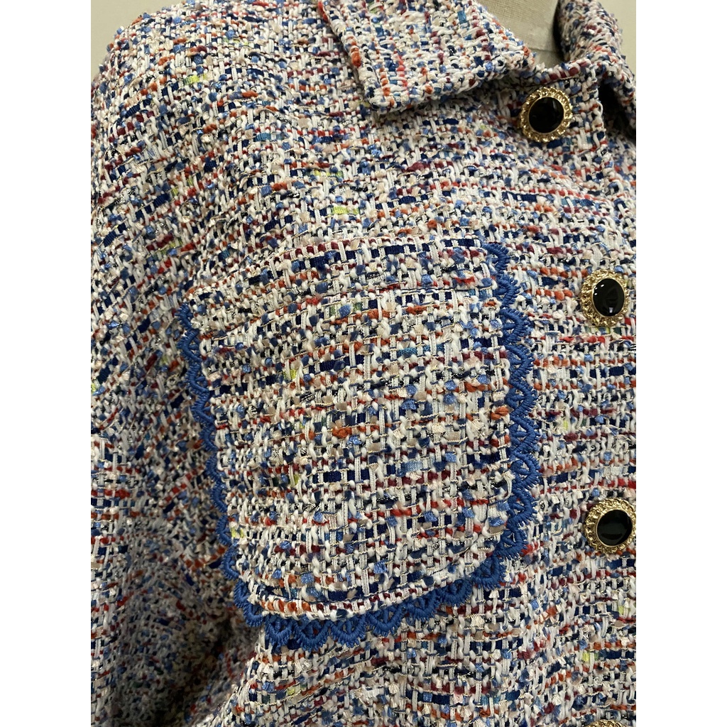 Áo khoác dạ tweed L07
