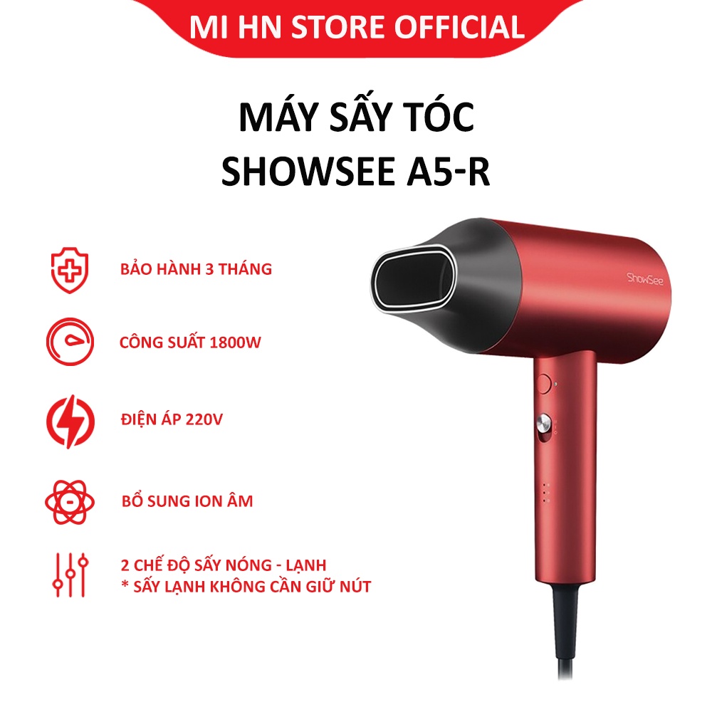 Máy sấy tóc Xiaomi Showsee A5-R, A5-G - Bảo hành 3 tháng