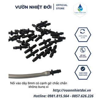 Bộ 50 nối thẳng 6mm dùng nối đầu ống 6mm loại tốt