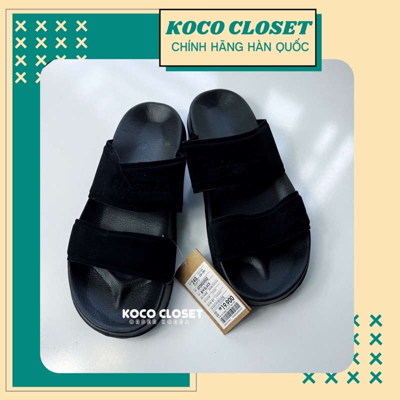 Dép Shoopen Casual Sandal Quai kép màu đen