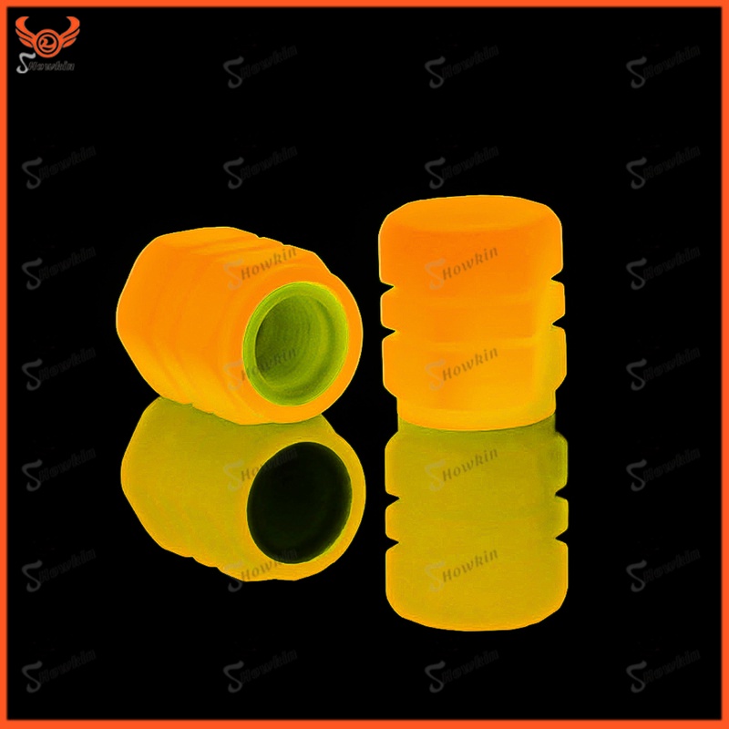 Nắp Van Bánh Xe Phát Sáng Chống Bụi Thông Dụng Cho Xe Máy