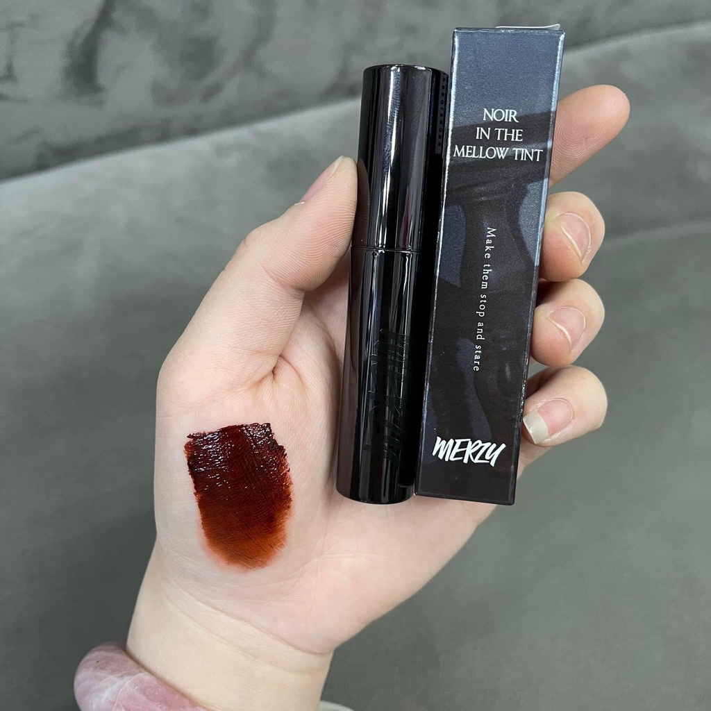 Son Kem Siêu Lì, Mịn Môi Merzy Noir In The Mellow Tint