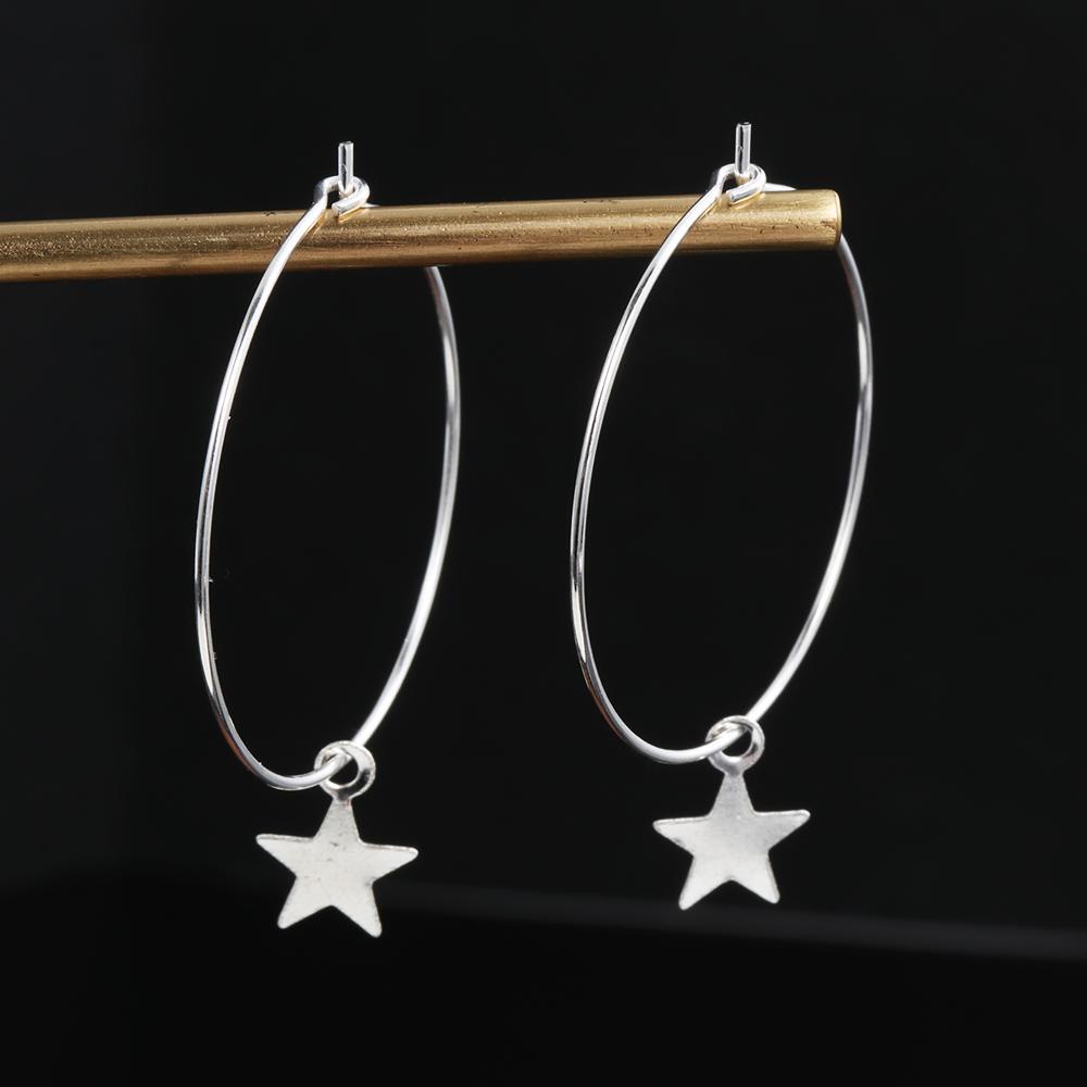 1 Đôi Bông Tai Hình Ngôi Sao Phong Cách Punk Bohemian Thời Trang Dành Cho Nữ