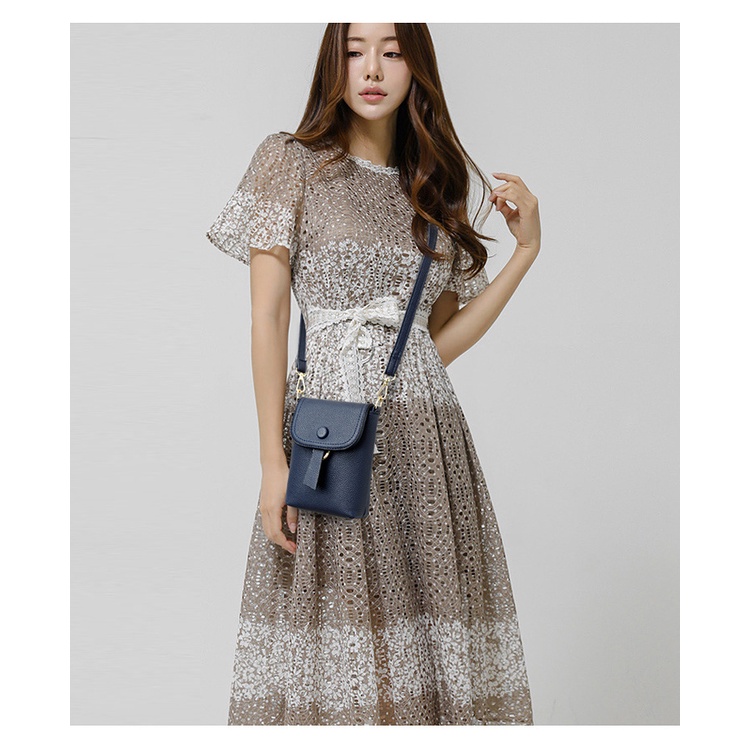 Ielgy Túi Đeo Vai Đựng Điện Thoại Mini Đơn Giản Thời Trang Cao Cấp