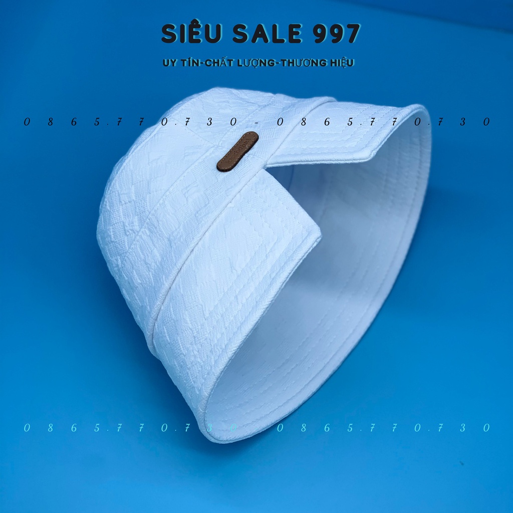 MŨ VÀNH CỤP SẺ CÁCH ĐIỆU VÀNH CHẤT XỐP THÊU LOGO DA THỜI GIAN HOT TREND MẪU MỚI 2023