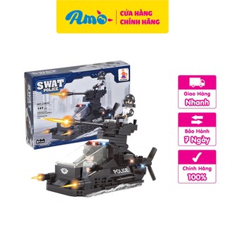 Đồ chơi lắp ráp ausini, lắp ghép cảnh sát đặc nhiệm -235