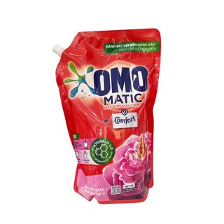 Túi nước giặt OMO Matic giặt máy cửa trên hương hoa hồng Ecuador 2kg