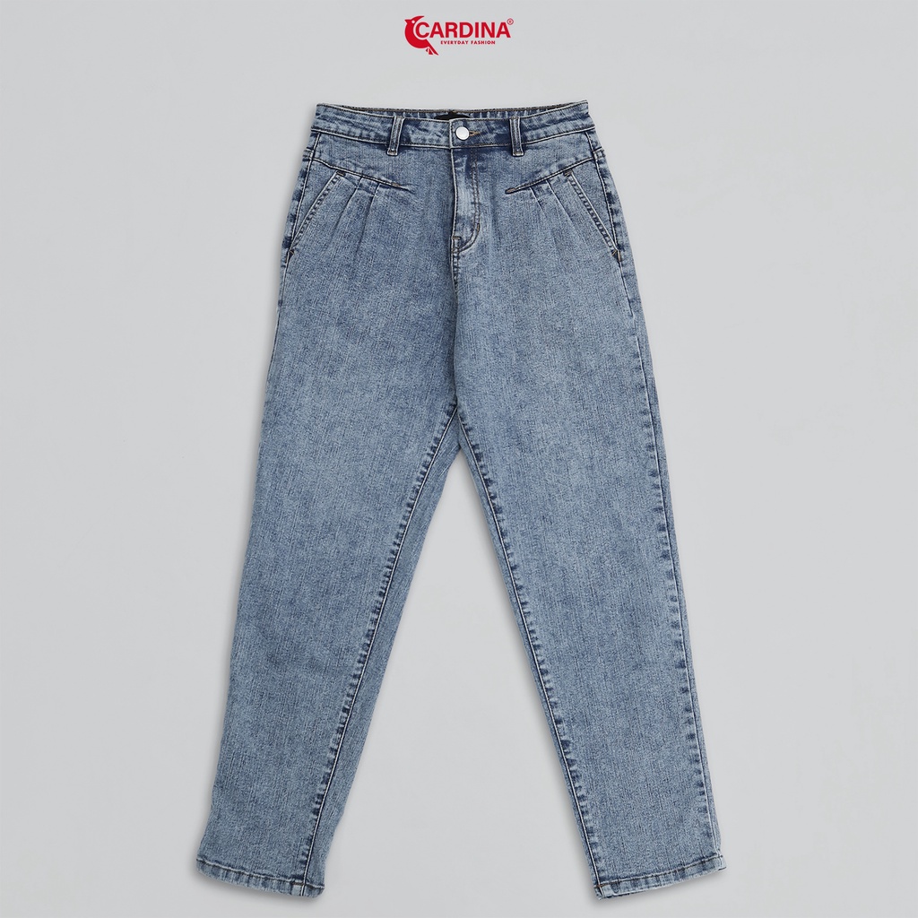 Quần Jeans Nữ 𝐂𝐀𝐑𝐃𝐈𝐍𝐀 Cao Cấp Dáng Baggy Cài Khuy Có Khóa Kéo Dễ Mix Đồ 2Q12 (Không Kèm Áo)