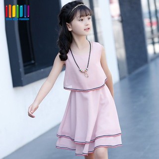 Váy cho bé gái váy trắng váy công chúa bé gái