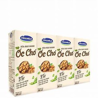  COMBO 3 LỐC  HỘP SỮA ĐẬU NÀNH VINAMILK ÓC CHÓ 180ml 