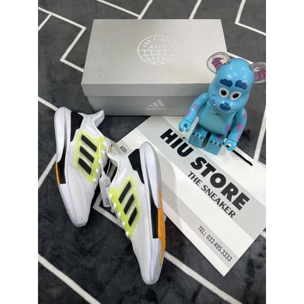 Giầy Thể Thao EQ 21 Run White -EQ Trắng Xanh 2021