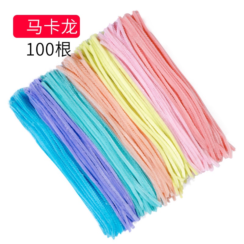 Bộ 100 dây kẽm nhung ROSE196 nhiều màu sắc tiện dụng 30cm, kẽm nhung, kẽm lông ROSE196