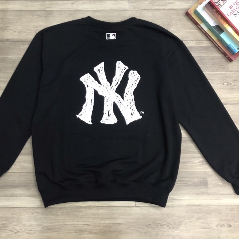 Áo sweater MLB nam nữ in logo cao cấp Áo sweater NY nam nữ chuẩn 1:1