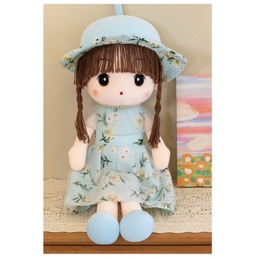 Gấu bông Búp Bê Váy Ren Đeo Vòng Đủ Size Cao Cấp - Quà Tặng Dễ Thương Cho Bé