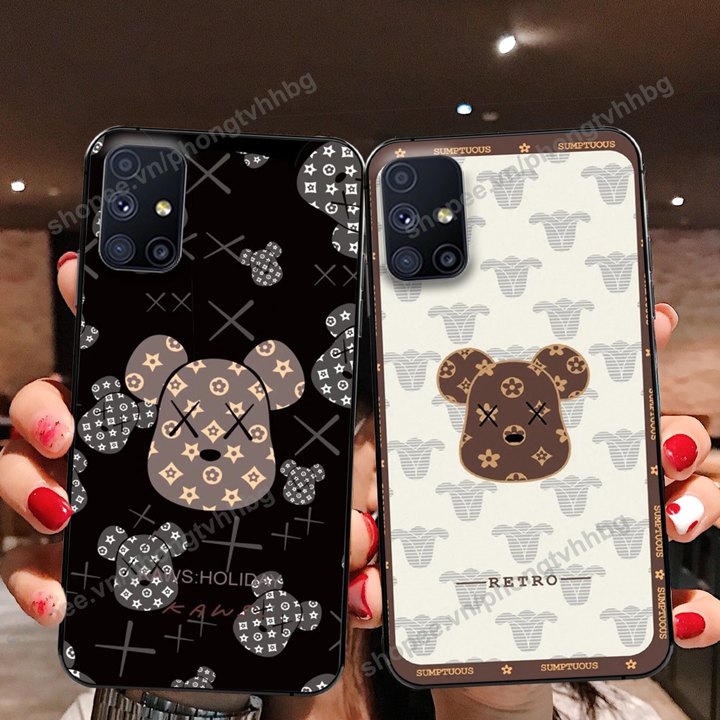 Ốp lưng Samsung M51 BEARBRICK, KAWS ngầu cute siêu bền