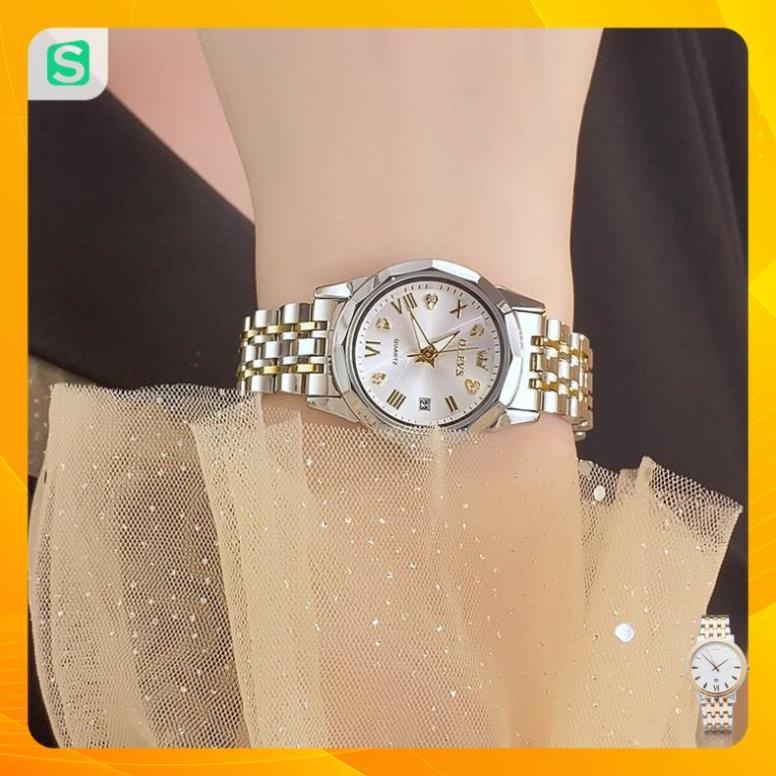 OLEVS 9931 Đồng hồ nữ chính hãng Dây đeo bằng thép không gỉ Lịch có chức năng phát sáng Chống thấm nước