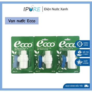 Van khoá nước, van nhựa ren 21 ecco thái lan chính hãng - dnx ipure