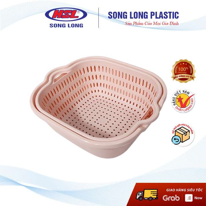 Bộ Rổ Chậu Đa Năng - Size Bé - Trung - Đại- Song Long