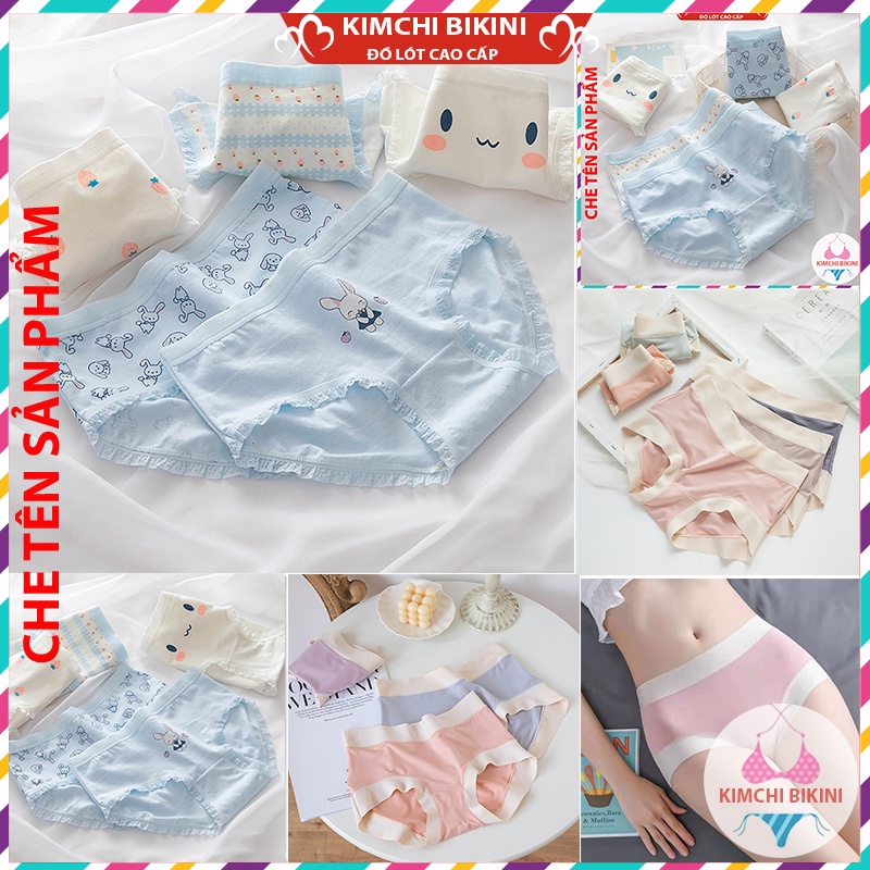 Quần Nót Cotton Nữ Hoạ Tiết Dễ Thương Cute BST Thu Đông KIMCHIBIKINI quần nhỏ cạp thấp mẫu mã đa dạng với nhiều màu sắc